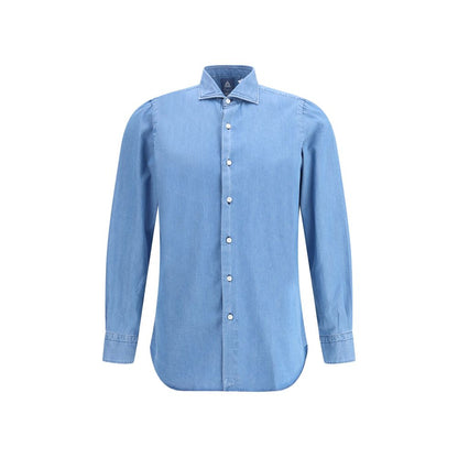Finamore Napoli Shirt - Denim Elegance Meets Modern Style