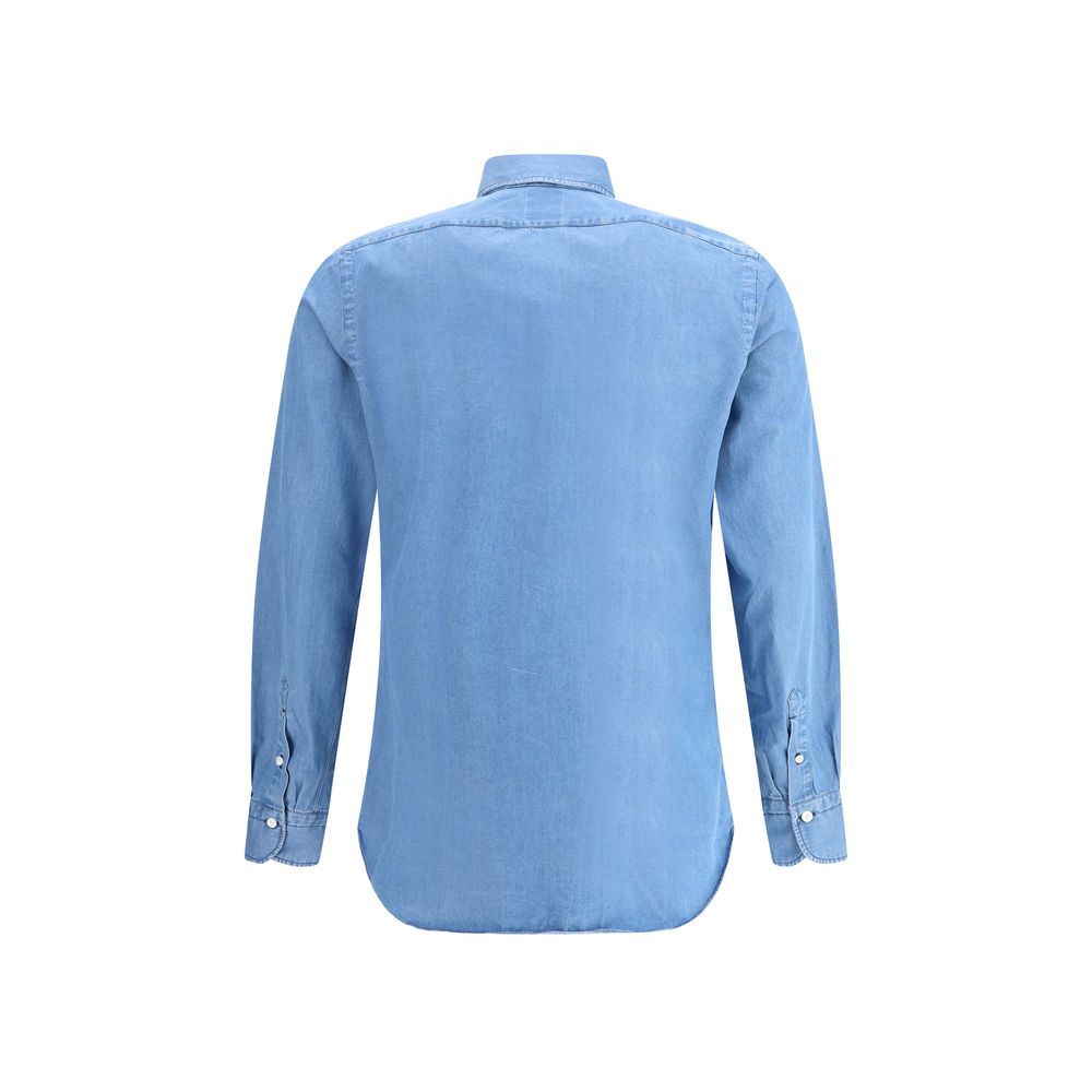 Finamore Napoli Shirt - Denim Elegance Meets Modern Style