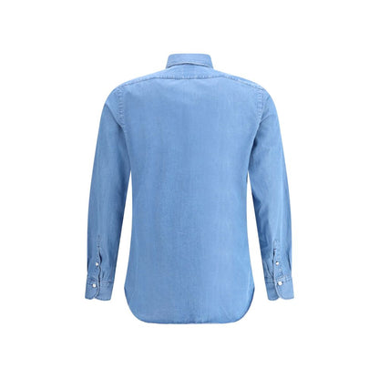 Finamore Napoli Shirt - Denim Elegance Meets Modern Style