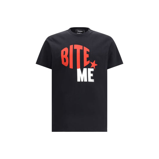 Dsquared² Black "Bite Me" T-shirt for Men