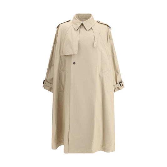 Saint Laurent Cotton Twill Trench Coat