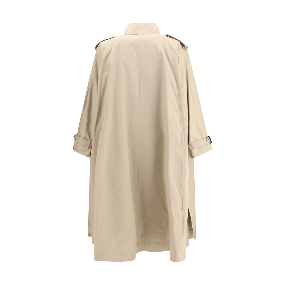 Saint Laurent Cotton Twill Trench Coat