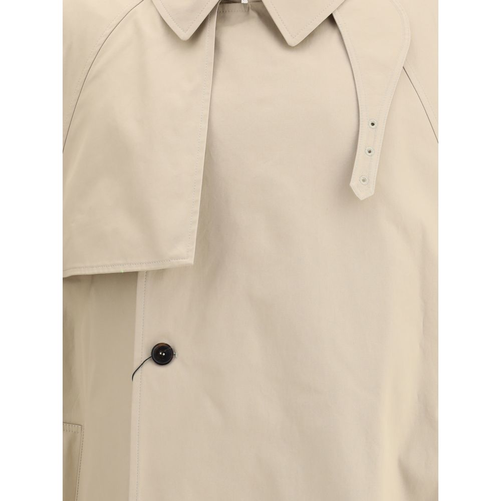 Saint Laurent Cotton Twill Trench Coat