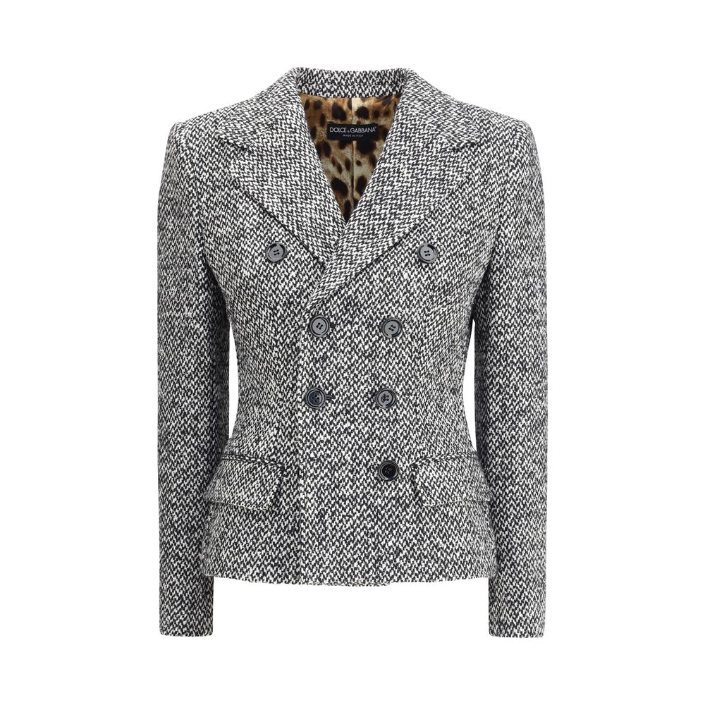 Dolce & Gabbana Grey Wool Blazer