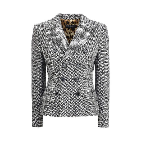 Dolce & Gabbana Grey Wool Blazer