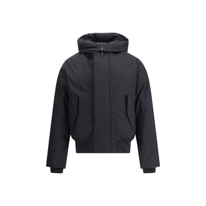 Dsquared² Black Polyester Bomber Jacket
