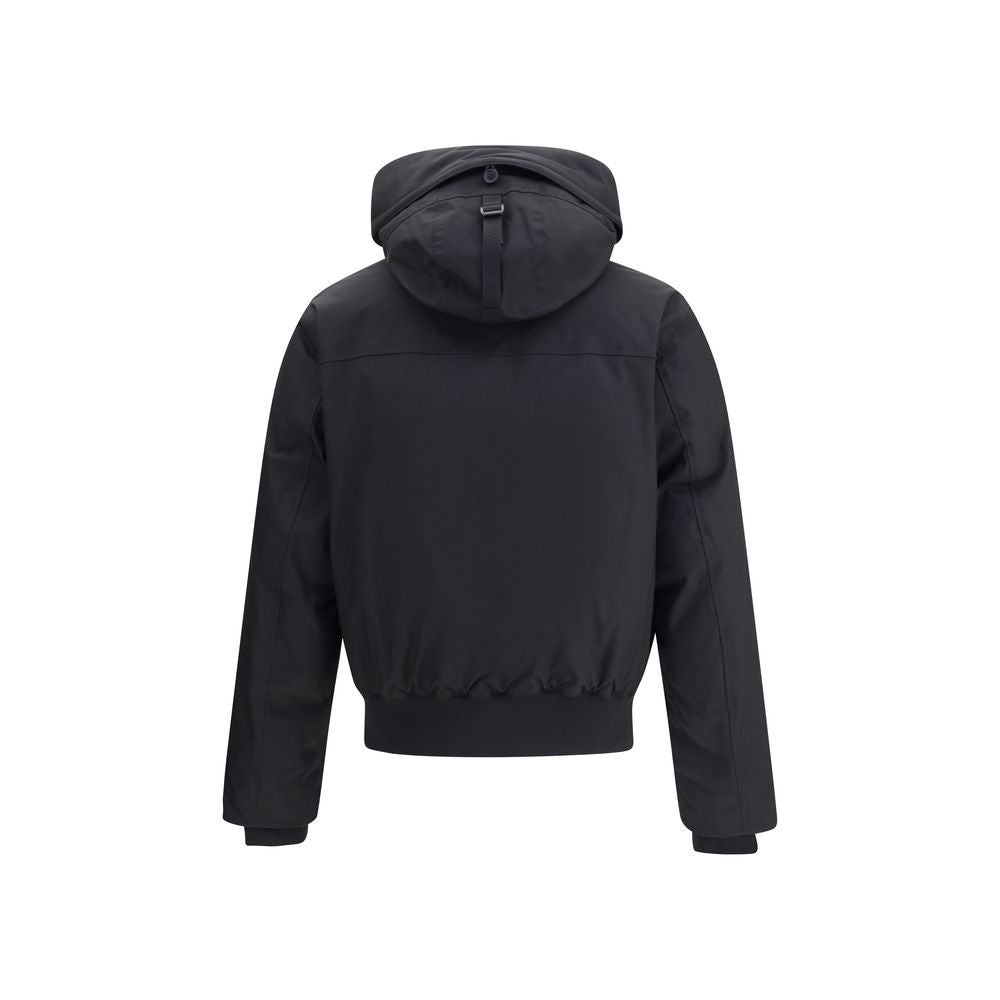 Dsquared² Black Polyester Bomber Jacket