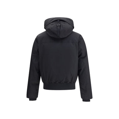 Dsquared² Black Polyester Bomber Jacket
