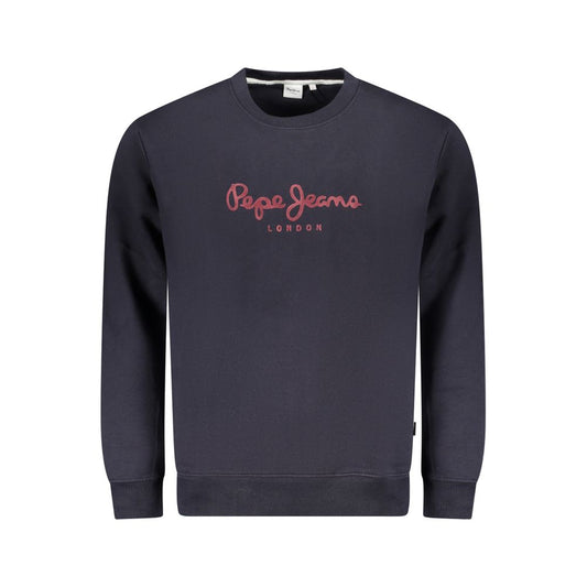 Pepe Jeans Blue Cotton Crew Neck Sweater for Men