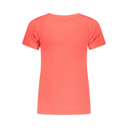 Pepe Jeans Vibrant Red Cotton Top & T-Shirt