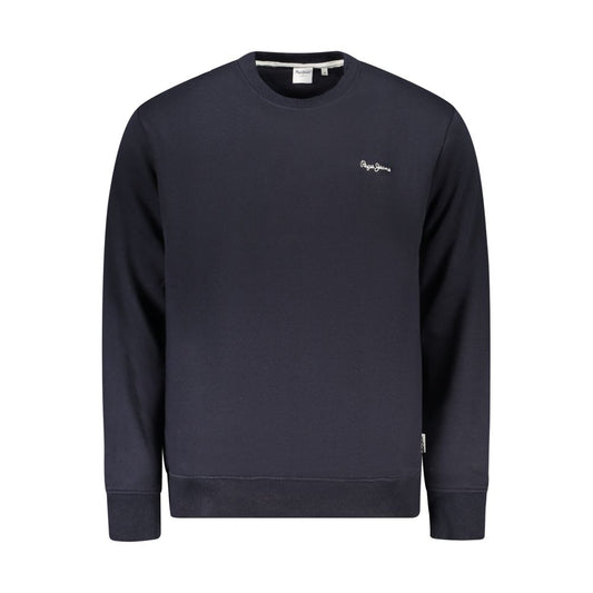 Pepe Jeans Blue Cotton Crew Neck Sweater for Men