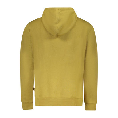 Pepe Jeans Yellow Cotton Hooded Sweater for Men