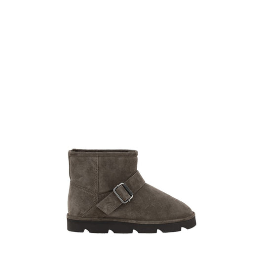 Brunello Cucinelli Furry Ankle Boots