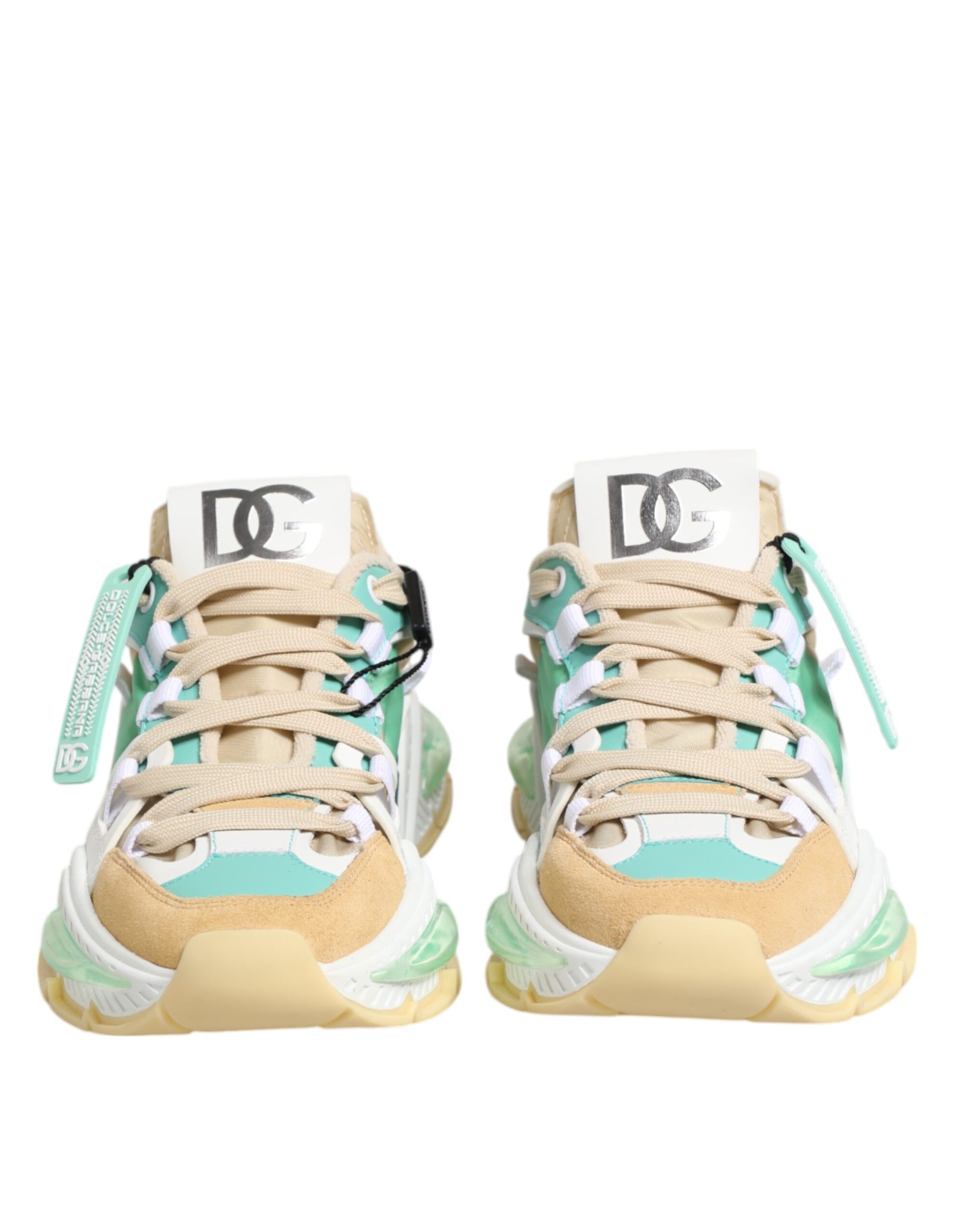 Dolce & Gabbana Multicolor Leather Airmaster Low Top Sneakers