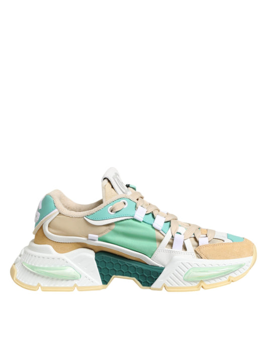 Dolce & Gabbana Multicolor Leather Airmaster Low Top Sneakers