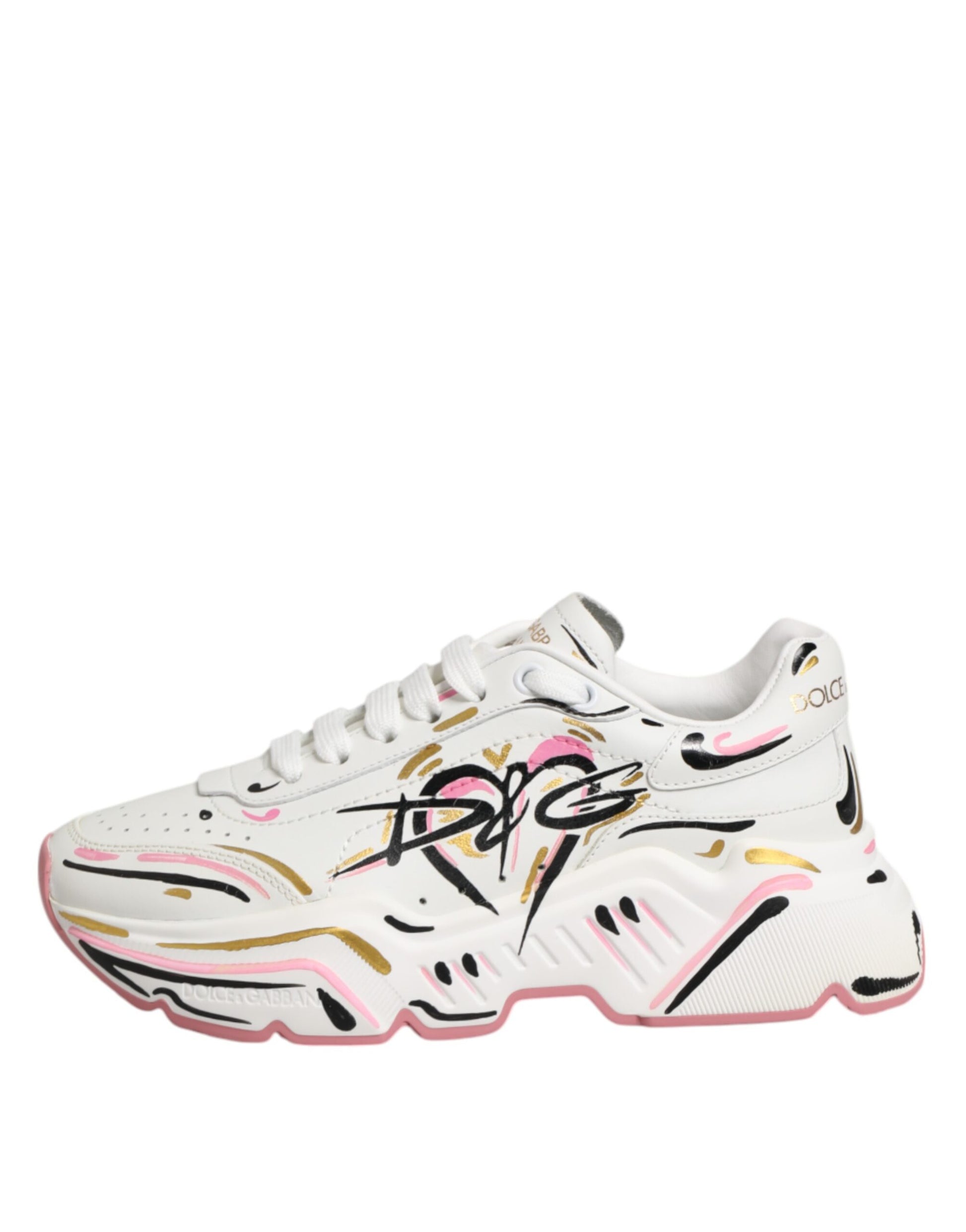 Dolce & Gabbana Multicolor Hand Painted DAYMASTER Sneakers