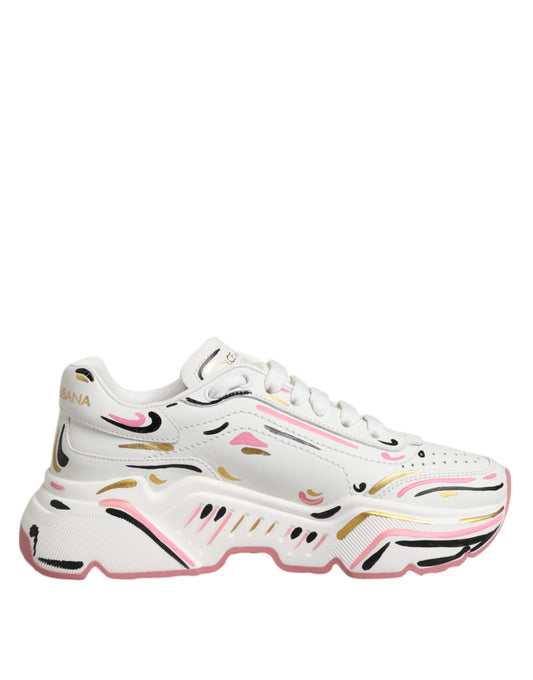 Dolce & Gabbana Multicolor Hand Painted DAYMASTER Sneakers