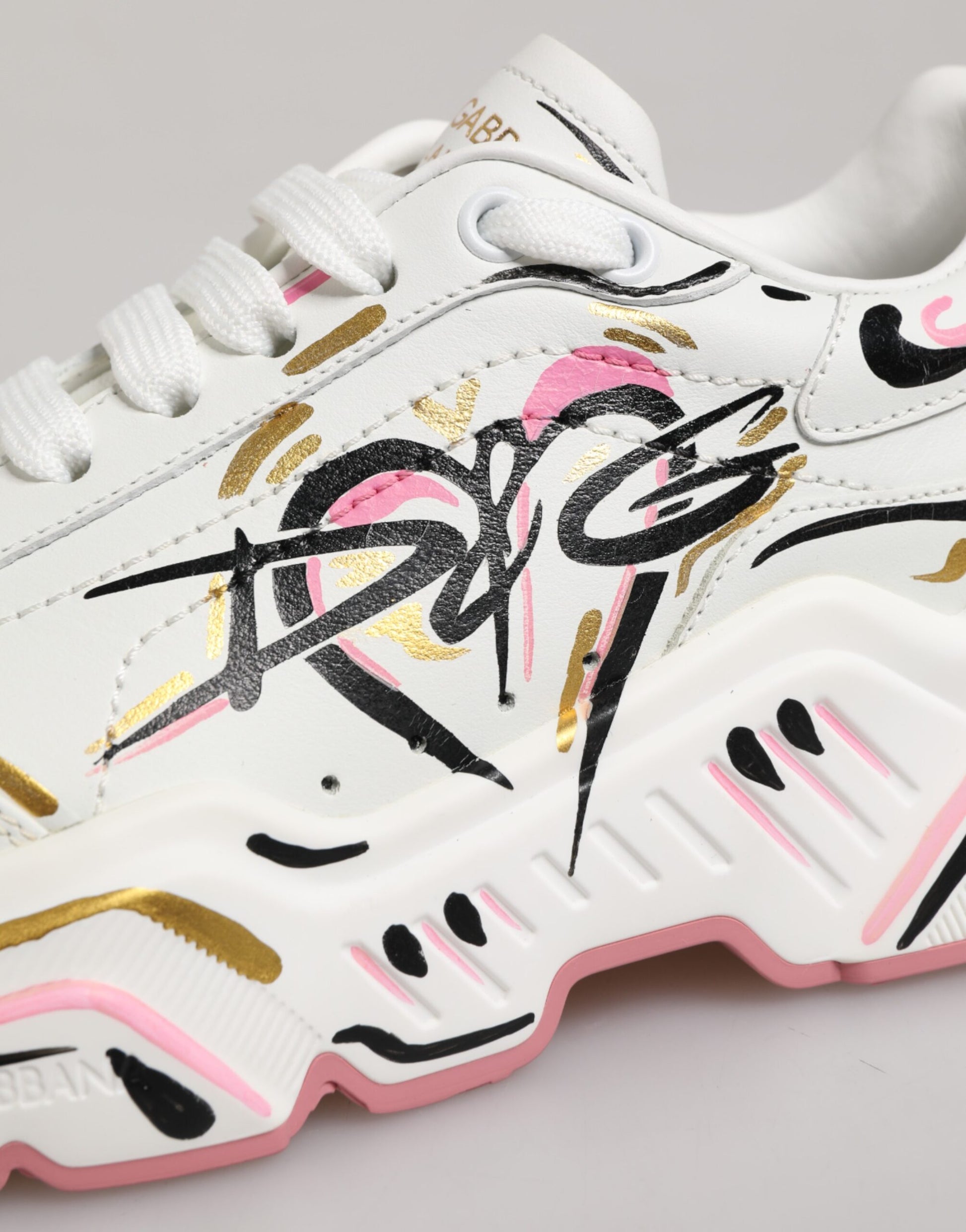 Dolce & Gabbana Multicolor Hand Painted DAYMASTER Sneakers