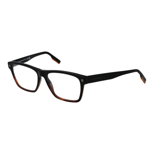Ermenegildo Zegna Men's Optical Frames – Black Full-Rim Style
