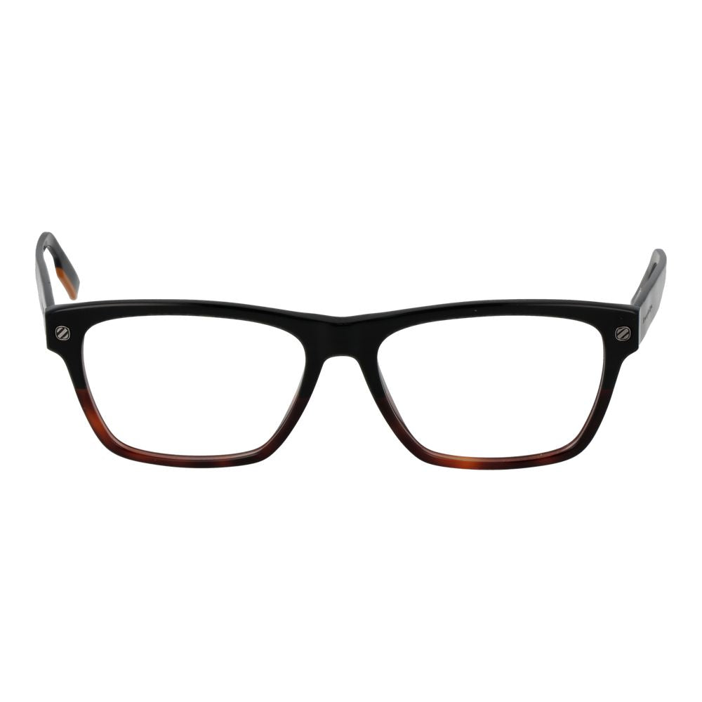 Ermenegildo Zegna Men's Optical Frames – Black Full-Rim Style