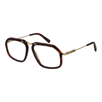 Ermenegildo Zegna Men's Optical Glasses – Burgundy Full-Rim Frame