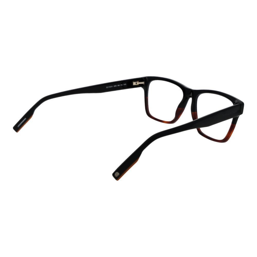 Ermenegildo Zegna Men's Optical Frames – Black Full-Rim Style