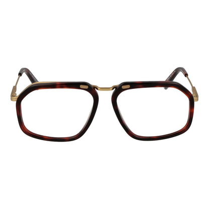 Ermenegildo Zegna Men's Optical Glasses – Burgundy Full-Rim Frame
