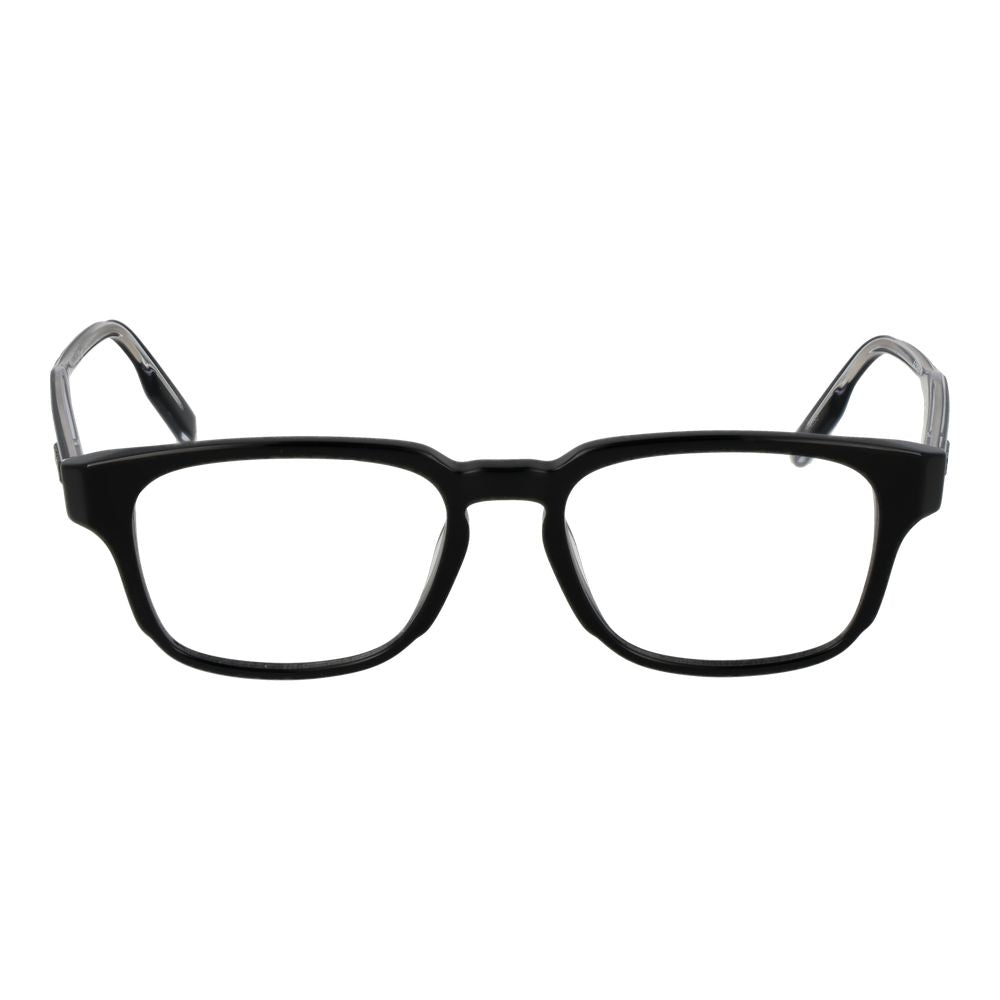 Ermenegildo Zegna Men's Optical Frames – Black Rectangle Design