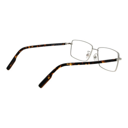 Ermenegildo Zegna Silver Men’s Optical Glasses – Full-Rim Frame