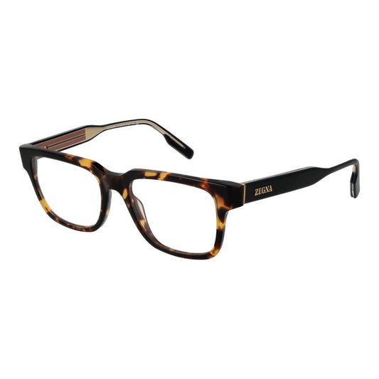Ermenegildo Zegna Men's Optical Glasses – Brown Rectangle Frame, 52mm