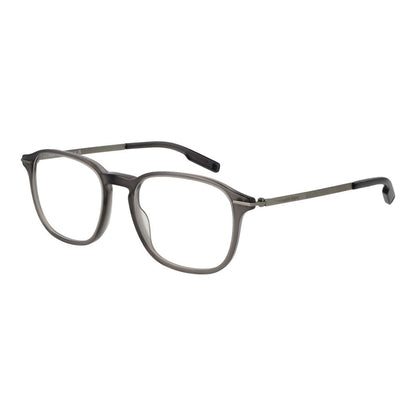 Ermenegildo Zegna Men’s Optical Glasses – Grey Square Frame, 52mm