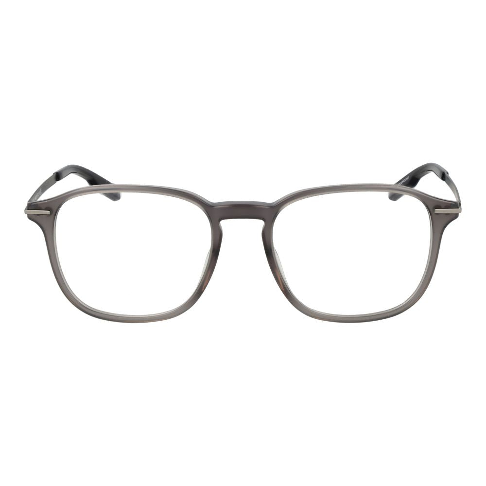 Ermenegildo Zegna Men’s Optical Glasses – Grey Square Frame, 52mm
