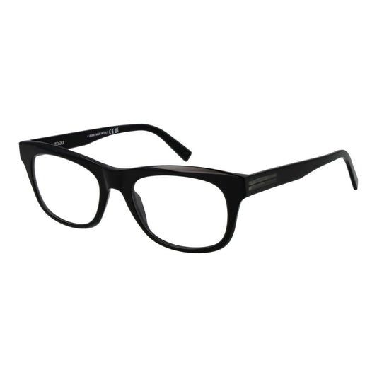 Ermenegildo Zegna Black Men’s Optical Glasses – Full-Rim Frame