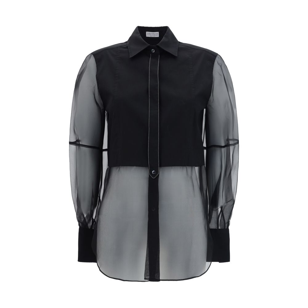 Brunello Cucinelli Cotone Shirt - Classic Elegance