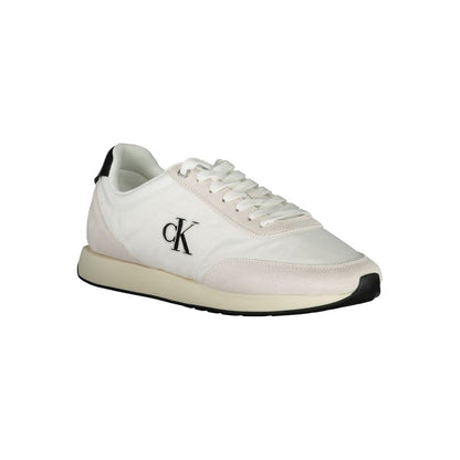 Calvin Klein White Polyester Men Sneaker
