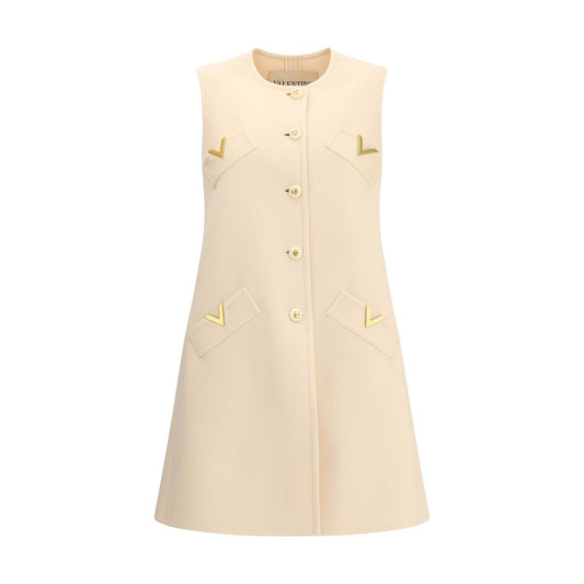 Valentino Compact Drap Long Vest