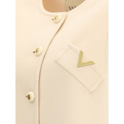 Valentino Compact Drap Long Vest