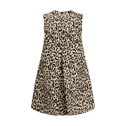 Valentino Leopard-print Long Vest