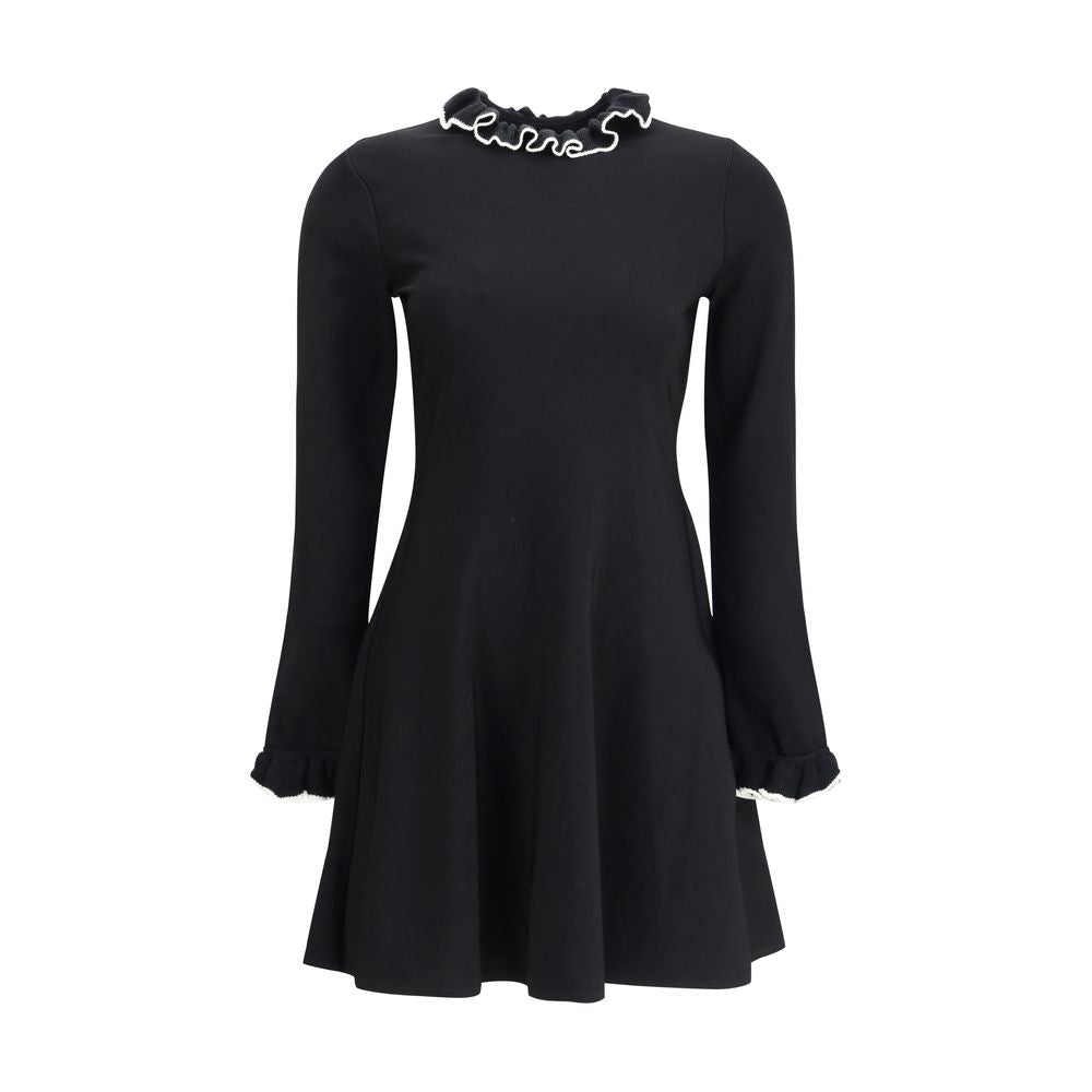 Valentino Knit Dress with Volants