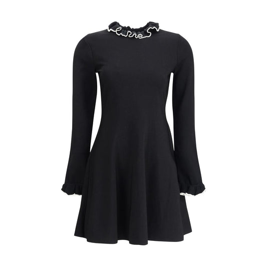 Valentino Knit Dress with Volants