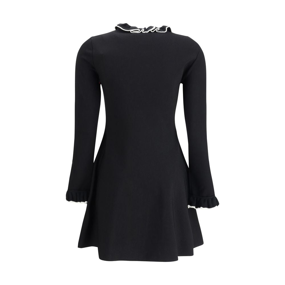 Valentino Knit Dress with Volants