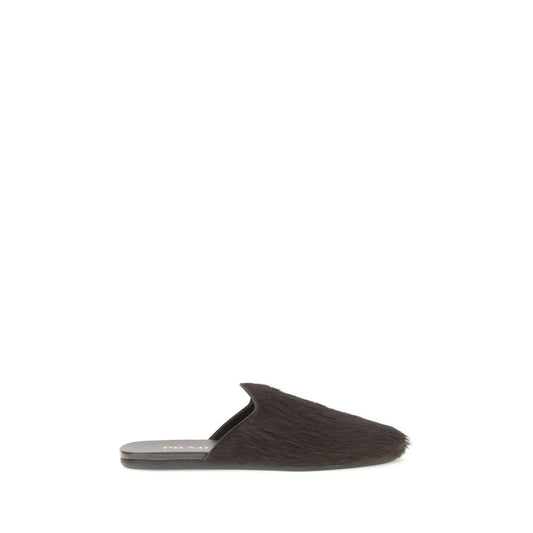Prada Brown Leather Mules for Women