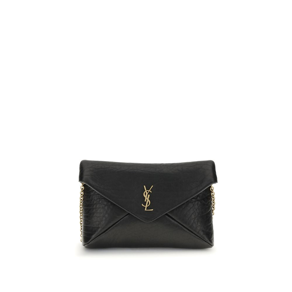 Saint Laurent Cassandre Chain Clutch Bag