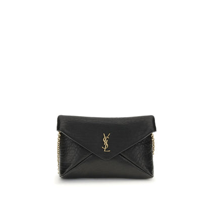 Saint Laurent Cassandre Chain Clutch Bag