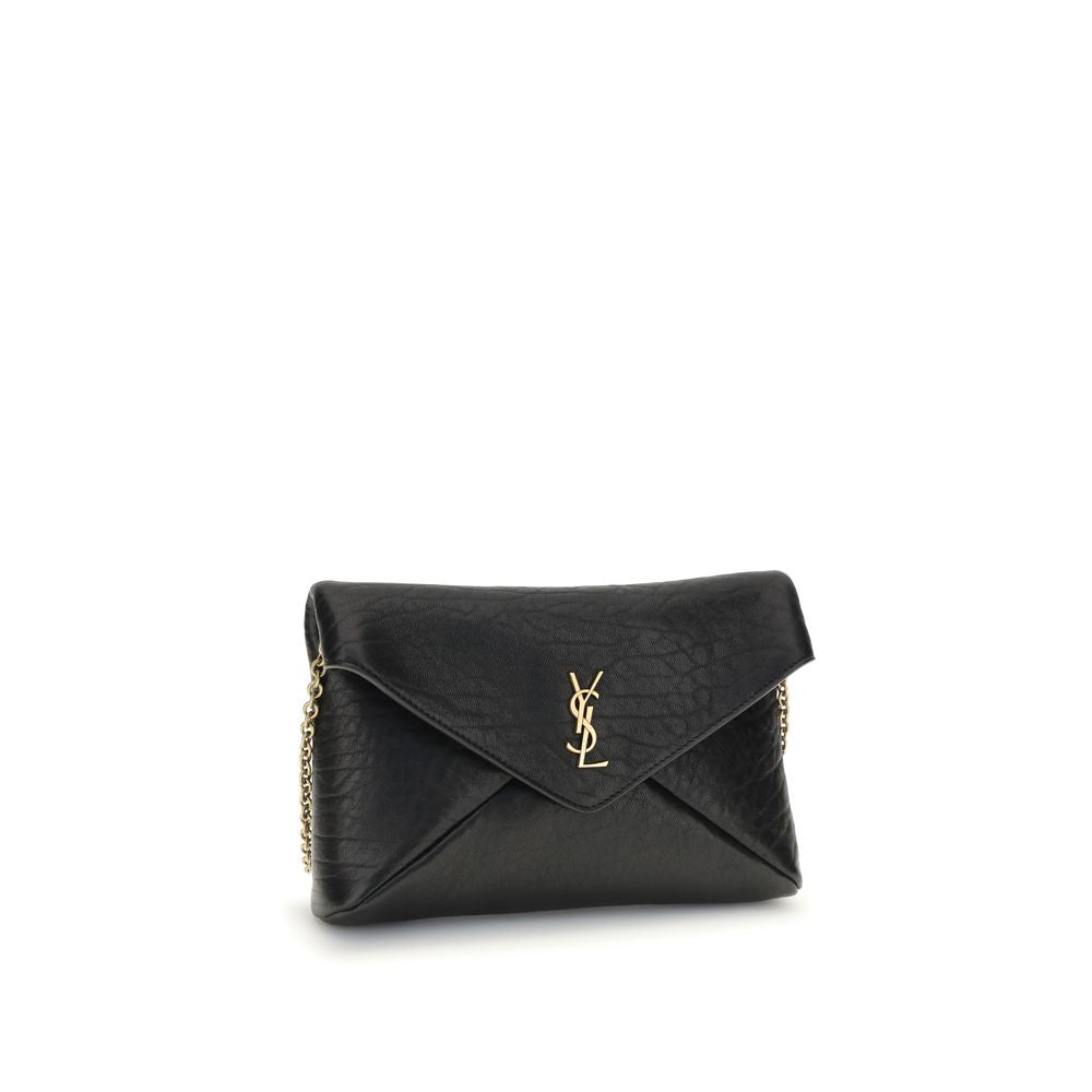 Saint Laurent Cassandre Chain Clutch Bag