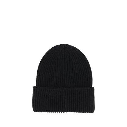 Moncler Wool and Cashmere Blend Beanie Hat with Logo
