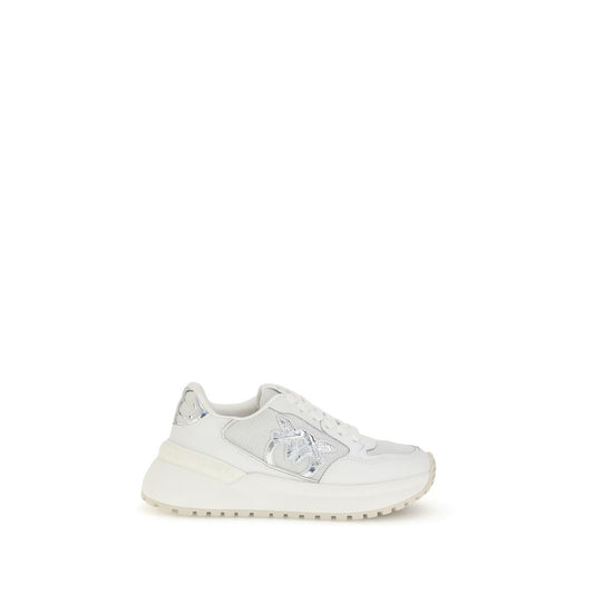 PINKO Logo and Mirrored Detail Sneakers