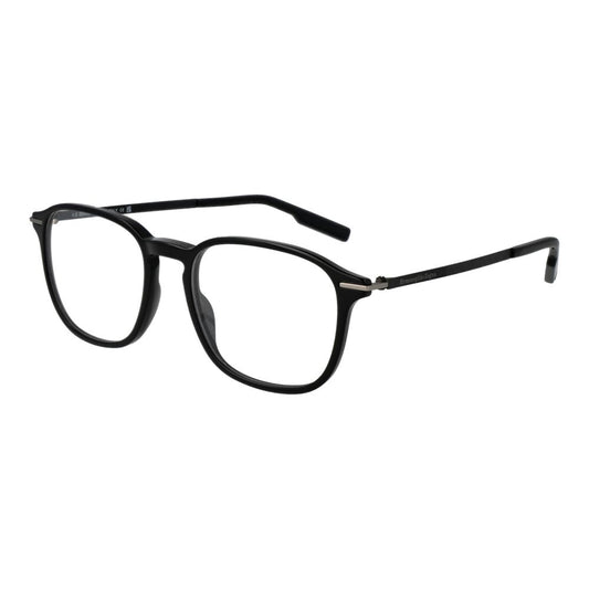 Ermenegildo Zegna Men's Optical Frames – Black Square Design