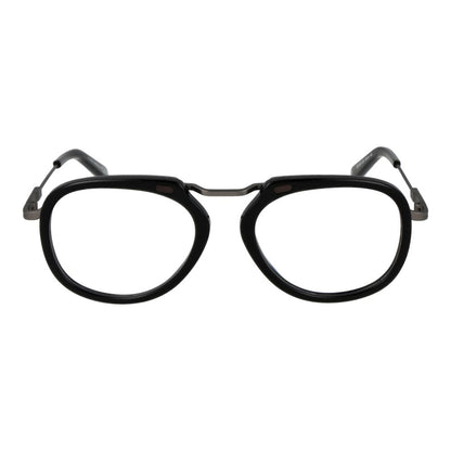 Ermenegildo Zegna Men's Optical Frames – Black Full-Rim Style