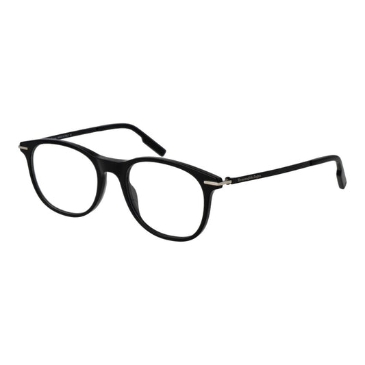 Ermenegildo Zegna Men’s Optical Glasses – Black Full-Rim Frame
